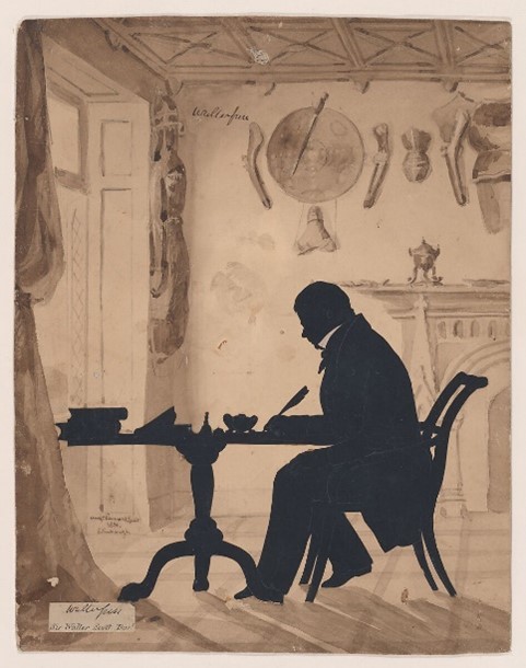 Sir Walter Scott, Auguste Édouart, 1830, Metropolitan Museum of Art, New York