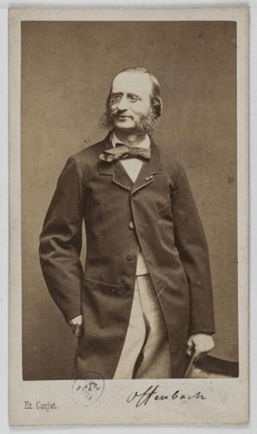 Portrait de Jacques Offenbach, Étienne Carjat, entre 1861 et 1865, Musée Carnavalet, Paris